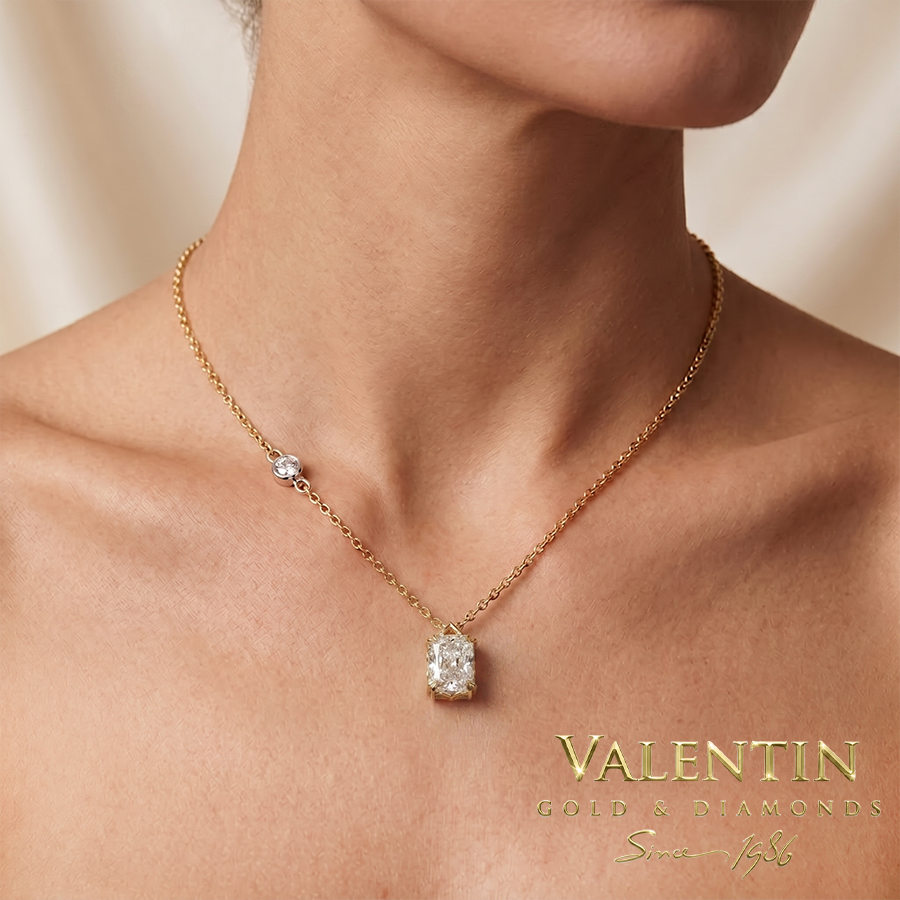 Златен медальон Light Radiant 6960 1 6960 1.01ct y