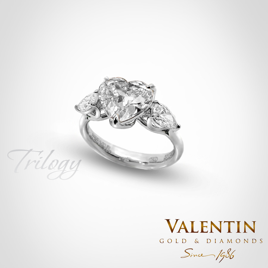 Годежен пръстен Heart Diamond Lab 4767 1 4767 W Heart 2.01ct 1 big