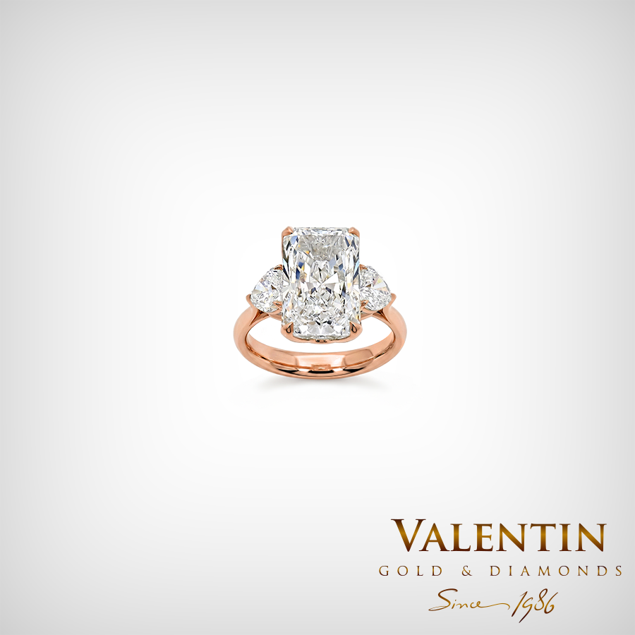 Златен пръстен Radiant Diamond Lab 4766-3 1 4766 P 5.03ct RADIANT 41